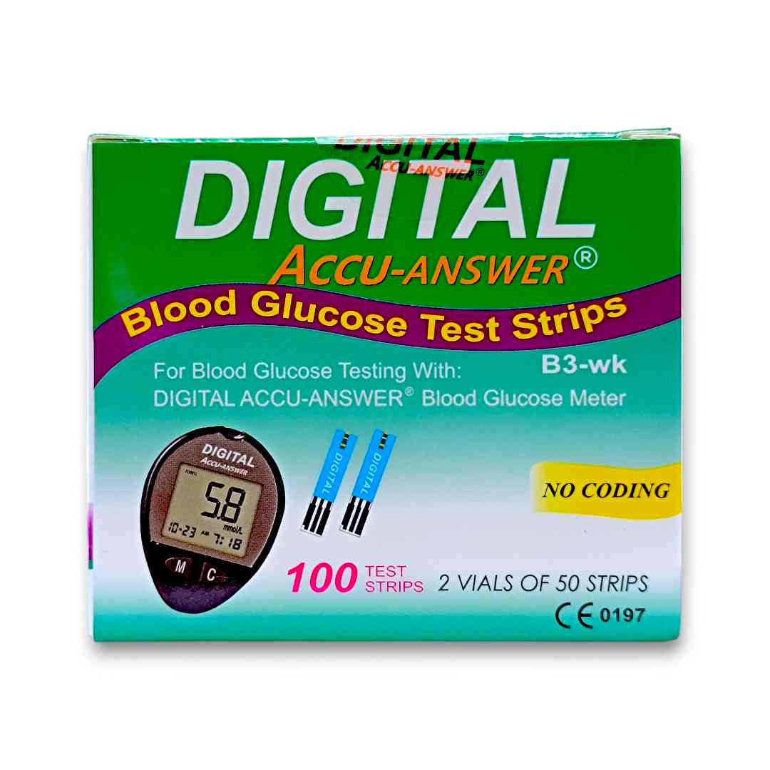 Healthway Digital Accu Answer Blood Glucose Strip Pcs