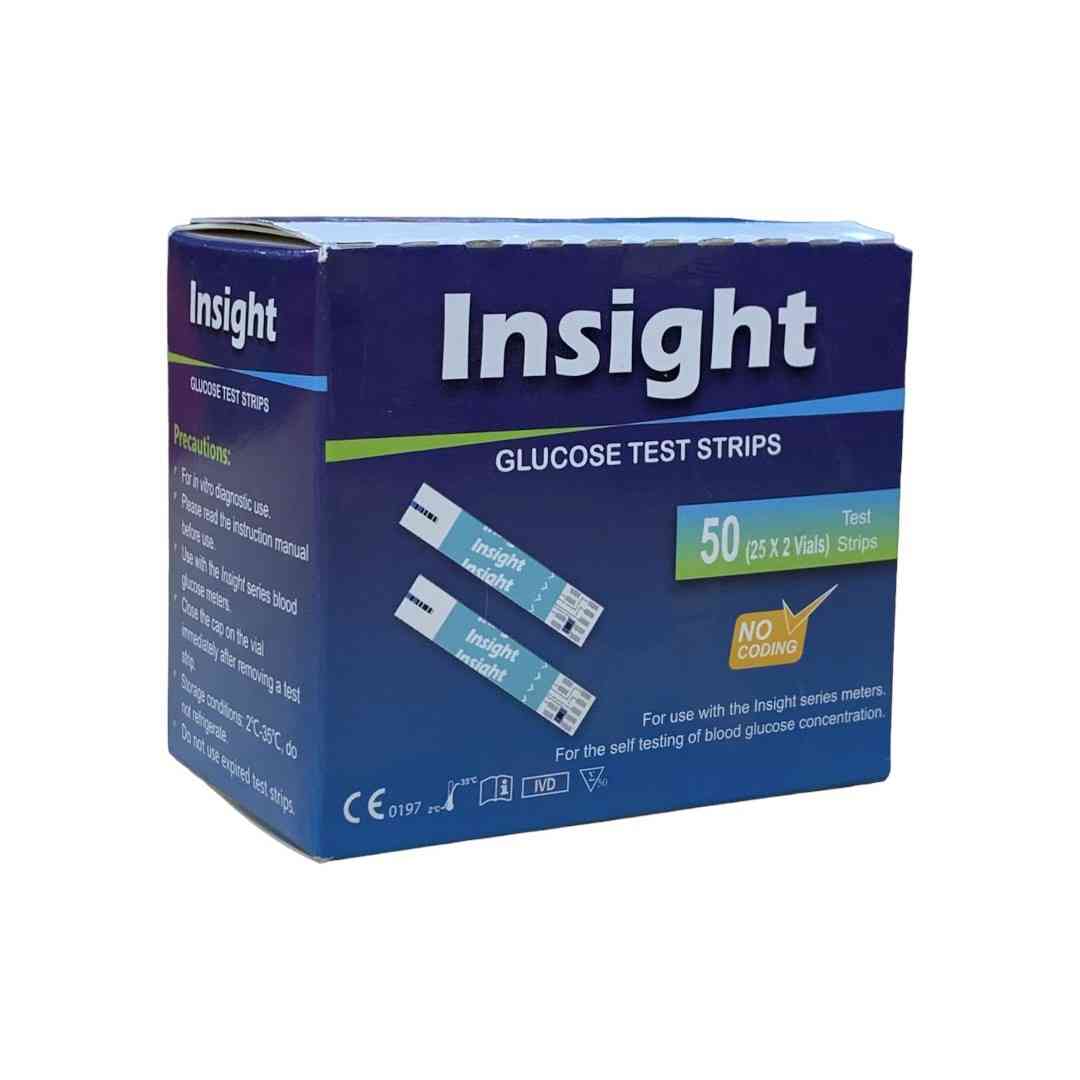 Healthway Insight Blood Glucose Test Strip 50 Pcs