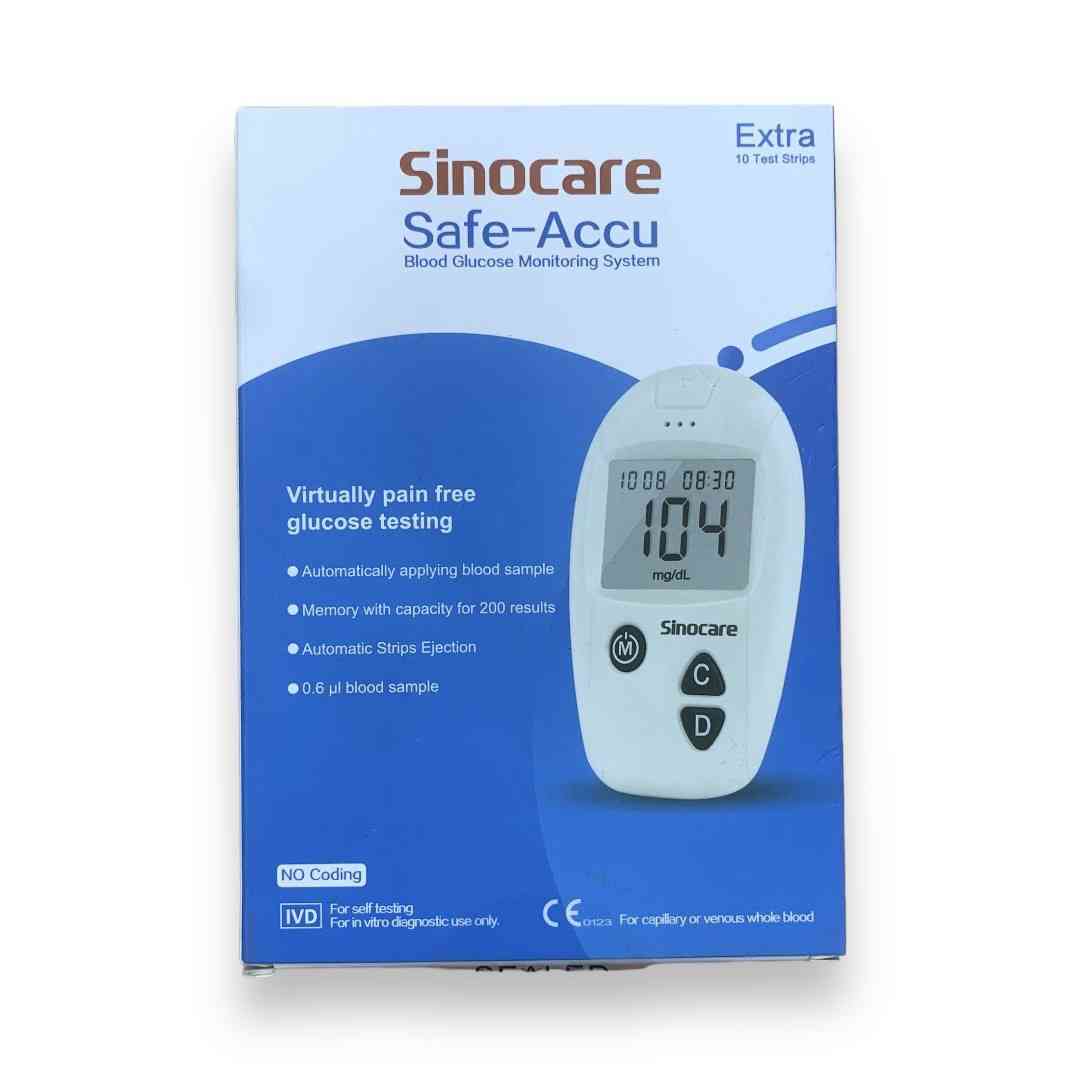 Healthway Sinocare Safe Accu Blood Glucose Monitoring System