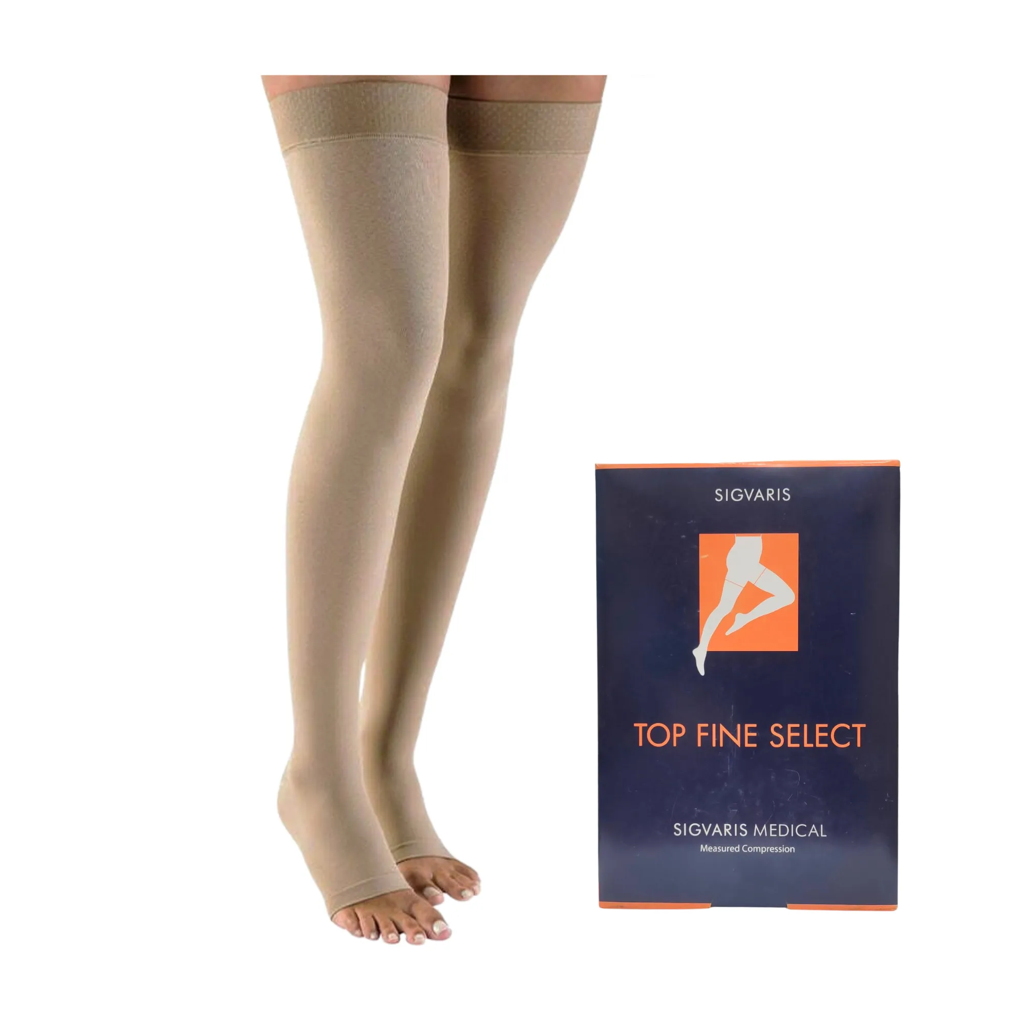 SAMSON Varicose Vein Stockings (Above Knee)(S,Size) Knee Support