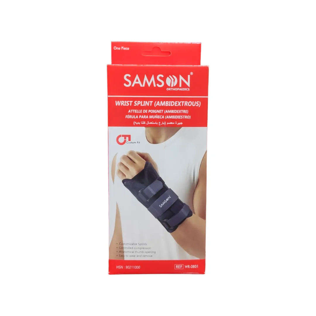How to wear Tynor Wrist Splint (Ambidextrous) for immobilization